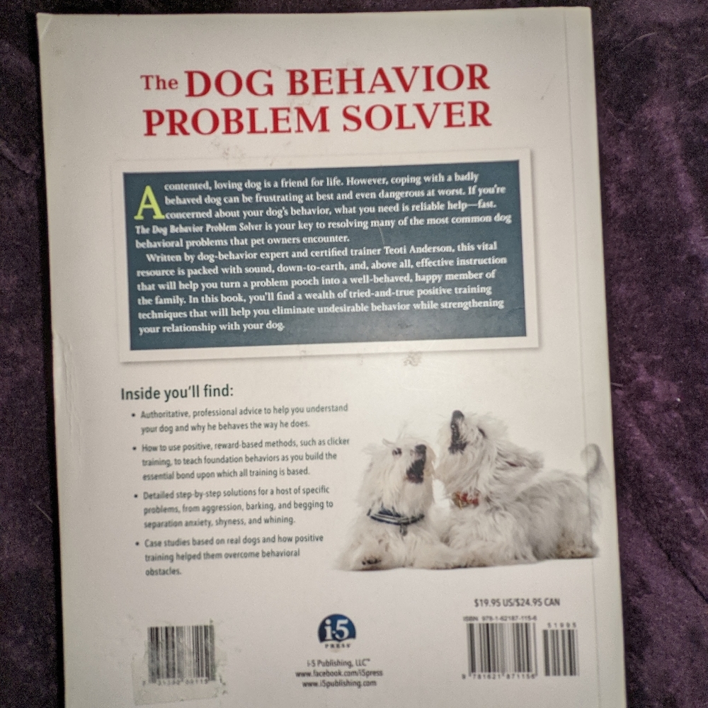 (Book) The Dog Behavior Problem Solver - Picture 2 of 2